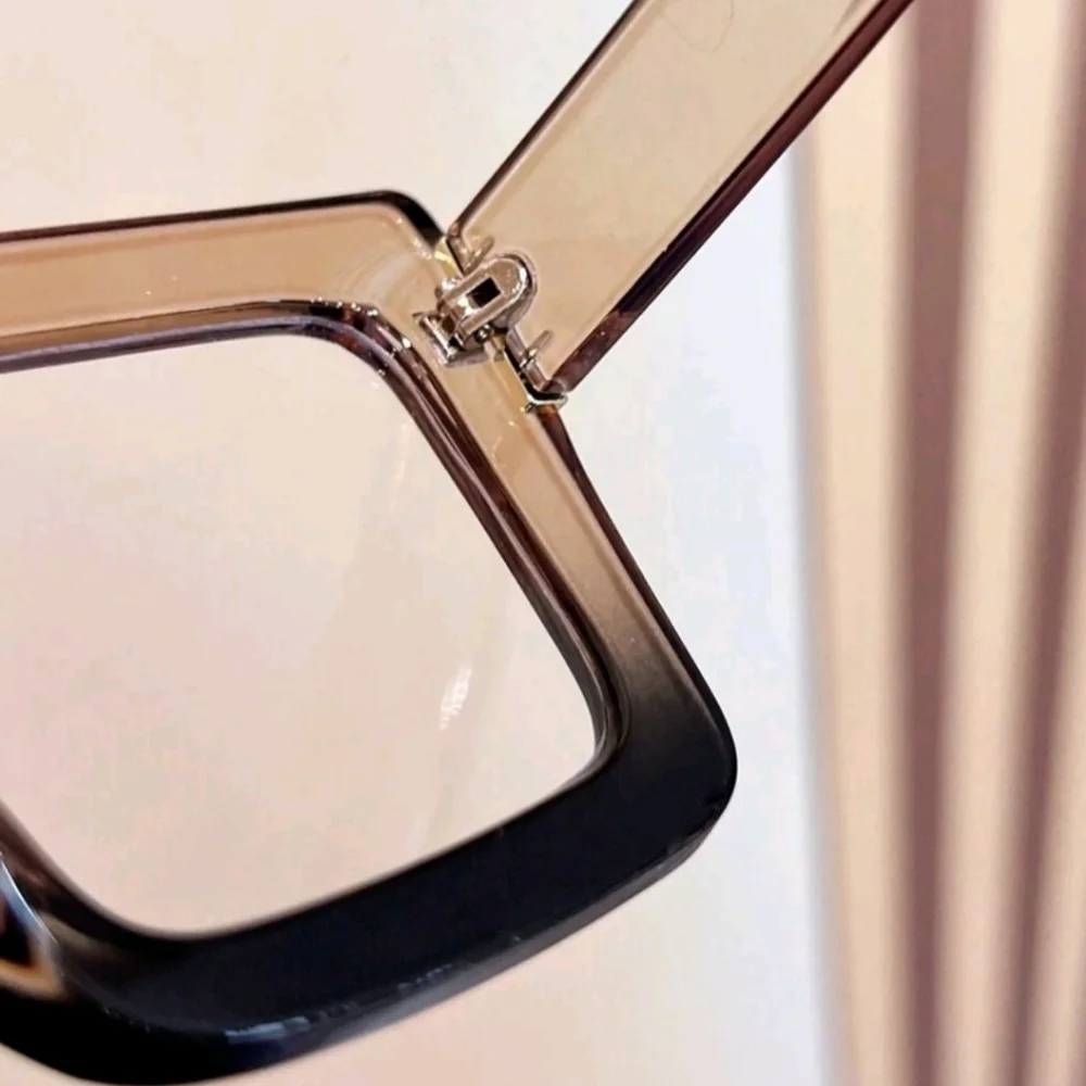 NEW Black and Brown Oversized Fashion Glasses